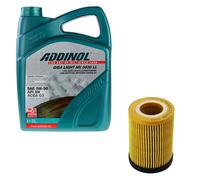 Denckermann Filtro Olio Addinol Giga Light 5W-30 5L Per Opel Corsa D 1.4
