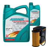 Denckermann Filtro Olio Addinol Giga Light 5W-30 6L Per Mercedes A-Class