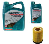 Denckermann Filtro Olio Addinol Giga Light 5W-30 6L Per Opel Corsa D 1.4