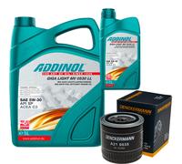 Denckermann Filtro Olio Addinol Giga Light 5W-30 6L Per VW Lupo 1.7 SDI