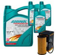 Denckermann Filtro Olio Addinol Giga Light 5W-30 8L Per Mercedes A-Klasse