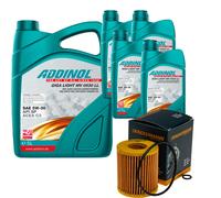 Denckermann Filtro Olio Addinol Giga Light 5W-30 9L Per Mazda 6 Kombi 2.5