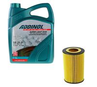 Denckermann Filtro Olio Addinol Super Light 5W-40 5L Per Audi Allroad 2.5