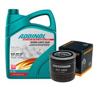 Denckermann Filtro Olio Addinol Super Light 5W-40 5L Per Ford Scorpio II
