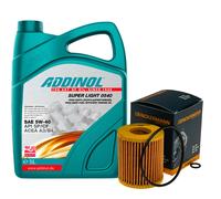 Denckermann Filtro Olio Addinol Super Light 5W-40 5L Per Mazda 6 Kombi 2.5