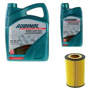 DENCKERMANN Filtro Olio ADDINOL SUPER LIGHT 5W-40 6L Per Audi Allroad 2.5