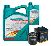 Denckermann Filtro Olio Addinol Super Light 5W-40 6L Per Chevrolet Spark