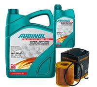 Denckermann Filtro Olio Addinol Super Light 5W-40 6L Per Mazda 6 Kombi 2.5