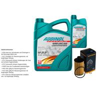 Denckermann Filtro Olio Addinol Super Light 5W-40 6L Per Ssangyong Rexton