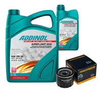Denckermann Filtro Olio Addinol Super Light 5W-40 6L Per Suzuki Ignis 1.2