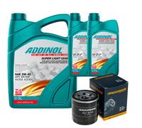 Denckermann Filtro Olio Addinol Super Light 5W-40 7L Per Chevrolet Spark