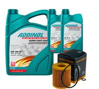 Denckermann Filtro Olio Addinol Super Light 5W-40 7L Per Mazda 6 Kombi 2.5