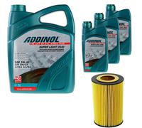 Denckermann Filtro Olio Addinol Super Light 5W-40 8L Per Audi Allroad 2.5
