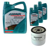 DENCKERMANN Filtro Olio ADDINOL SUPER LIGHT 5W-40 8L Per Ford Transit Kasten 2.5