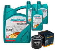 DENCKERMANN Filtro Olio ADDINOL SUPER LIGHT 5W-40 8L Per Hyundai Tucson