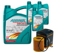 DENCKERMANN Filtro Olio ADDINOL SUPER LIGHT 5W-40 8L Per Mazda 6 Kombi 2.5