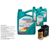 Denckermann Filtro Olio Addinol Super Light 5W-40 8L Per Ssangyong Rexton