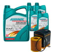 DENCKERMANN Filtro Olio ADDINOL SUPER LIGHT 5W-40 9L Per Mazda 6 Kombi 2.5