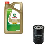 Denckermann Filtro Olio castrol edge Titanio 5W-30 Ll 5L per Audi 80 2.0