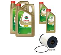 DENCKERMANN Filtro Olio Castrol EDGE Titanium 5W-30 LL 12L Per BMW 5 Serie