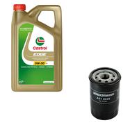 Denckermann Filtro Olio Castrol EDGE Titanium 5W-30 LL 5L Per Nissan Serena 2.0