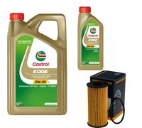 Denckermann Filtro Olio Castrol EDGE Titanium 5W-30 LL 6L Per Mercedes A-Class