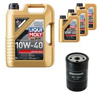 Denckermann Filtro Olio Liqui Moly Scorrevolezza 10W-40 8L per VW Golf Cabriolet
