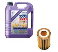 Denckermann Filtro Olio Liqui Moly Scorrevolezza High-Tech 5W-40 5L per BMW 1er