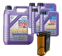 Denckermann Filtro Olio Liqui Moly Scorrevolezza High-Tech 5W-40 9L per Audi A6