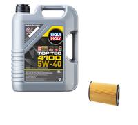 Denckermann Filtro Olio Liqui Moly Top Tec 4100 5W-40 5L per BMW 3er Tour 320d