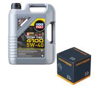 Denckermann Filtro Olio Liqui Moly Top Tec 4100 5W-40 5L Per Bmw X3 Xdrive20D
