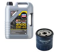 DENCKERMANN Filtro Olio LIQUI MOLY TOP TEC 4100 5W-40 5L Per Lancia Ypsilon 1.2