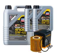 Denckermann Filtro Olio Liqui Moly Top Tec 4100 5W-40 7L per BMW 3er Compact 316