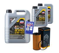 Denckermann Filtro Olio Liqui Moly Top Tec 4100 5W-40 7L per Jeep Wrangler III