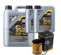 Denckermann Filtro Olio Liqui Moly Top Tec 4100 5W-40 7L per Mini Cooper D One