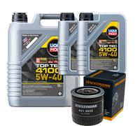 Denckermann Filtro Olio Liqui Moly Top Tec 4100 5W-40 7L per VW Lupo 1.7 Sdi Shr