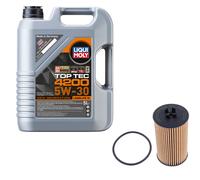 Denckermann Filtro Olio Liqui Moly Top Tec 4200 5W-30 5L per Opel Cascada 1.6