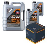 Denckermann Filtro Olio Liqui Moly Top Tec 4200 5W-30 7L Per Bmw X3 Xdrive20d
