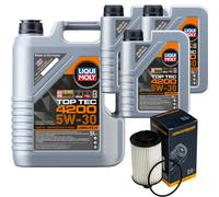 Denckermann Filtro Olio Liqui Moly Top Tec 4200 5W-30 8L per Opel Antara 2.2