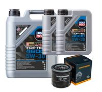 Denckermann Filtro Olio Liqui Moly Top Tec 4600 5W-30 7L per Tucson 1.6 GDI