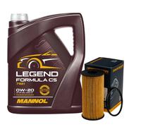 Denckermann Filtro Olio Mannol 0W-20 Legend Formula C5 5L Per Mercedes A-Class