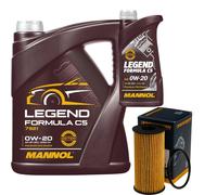 Denckermann Filtro Olio Mannol 0W-20 Legend Formula C5 6L Per Mercedes A-Class
