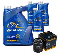 Denckermann Filtro Olio Mannol 10W-40 8L Per Toyota Corolla Compact 1.4 1.6