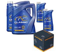 DENCKERMANN Filtro Olio MANNOL Classic 10W-40 12L Per VW Golf I Cabriolet