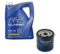 DENCKERMANN Filtro Olio MANNOL Classic 10W-40 5L Per Fiat Panda 1.2 1.1