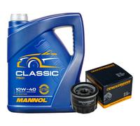 DENCKERMANN Filtro Olio MANNOL Classic 10W-40 5L Per Suzuki Ignis 1.2