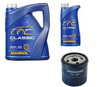 DENCKERMANN Filtro Olio MANNOL Classic 10W-40 6L Per Fiat Panda 1.2 1.1