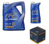 DENCKERMANN Filtro Olio MANNOL Classic 10W-40 6L Per Opel Astra G CC 1.6
