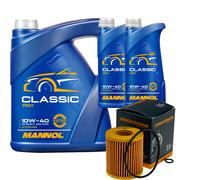 DENCKERMANN Filtro Olio MANNOL Classic 10W-40 7L Per Mazda 6 Kombi 2.5 MZR