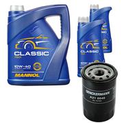 DENCKERMANN Filtro Olio MANNOL Classic 10W-40 7L Per Nissan Note 1.4 Micra